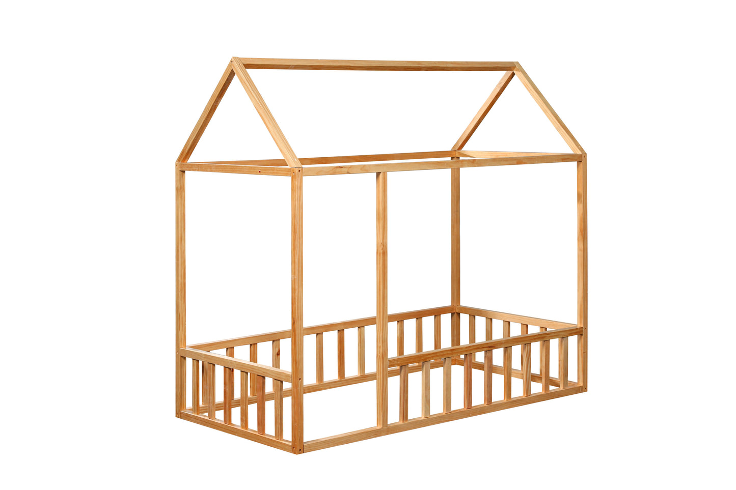 Montessori House Bed with Rails | 2MamaBees